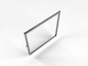 075122 ACROBAT SLIM SIGNHOLDER / SHELF 15" SQUARE