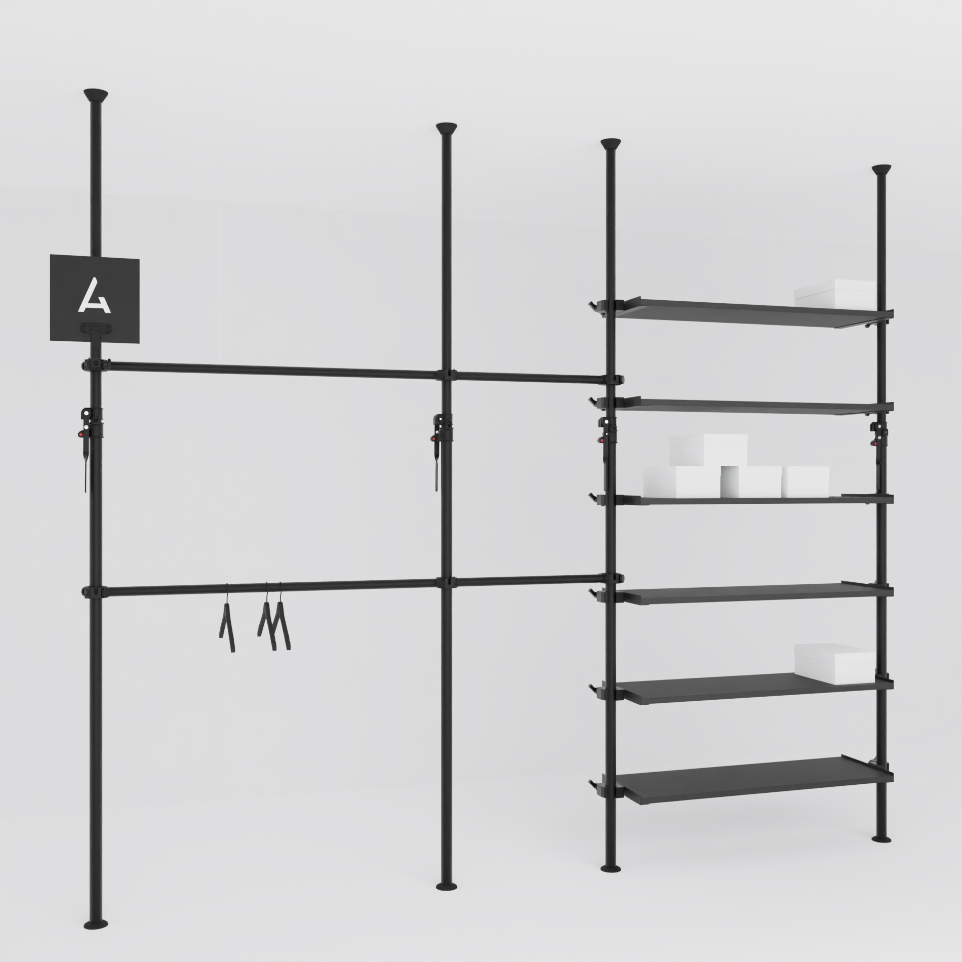 Autopole Black Tensioned – Kit 2